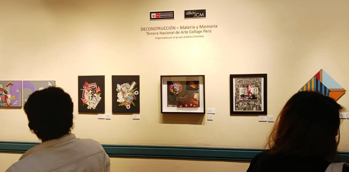 Exposición Deconstrucción: Materia y Memoria Tercer Nacional de Arte Collage – Perú