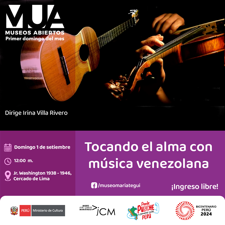 MUA - Museos Abiertos. Tocando el alma con música venezolana. A cargo de la profesora: Irina Mercedes Rivero