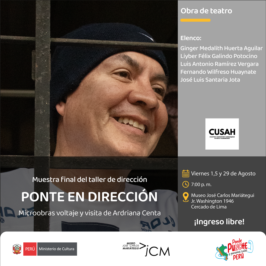 Teatro. Ponte en dirección: muestra abierta del Taller de dirección del CUSAH