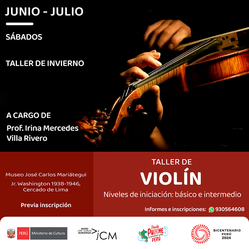 Taller de violín. Profesora: Irina Mercedes Villa Rivero