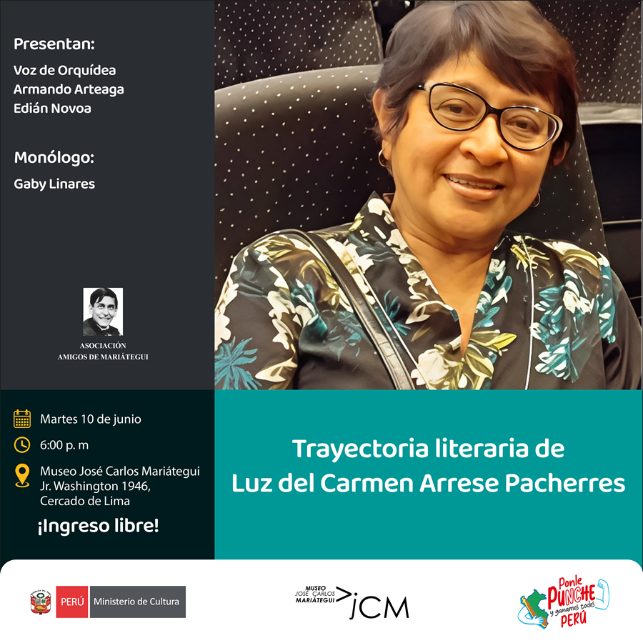 Conversatorio. Trayectoria literaria de Carmen Arrese Pacherres