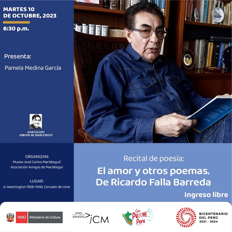 Recital de poesía: el amor y otros poemas. De Ricardo Falla Barreda