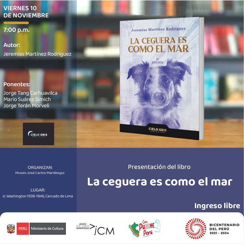 Presentación del libro "La ceguera es como el mar" de Jeremías Martínez Rodríguez