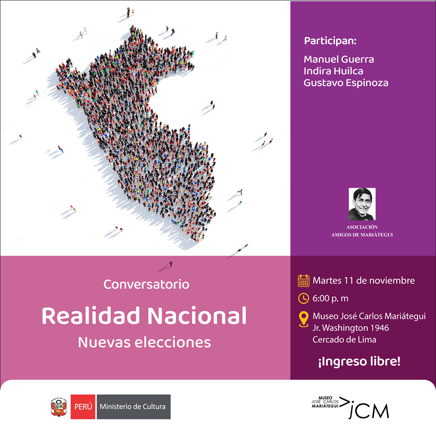 Conversatorio. Realidad Nacional: nueva elecciones