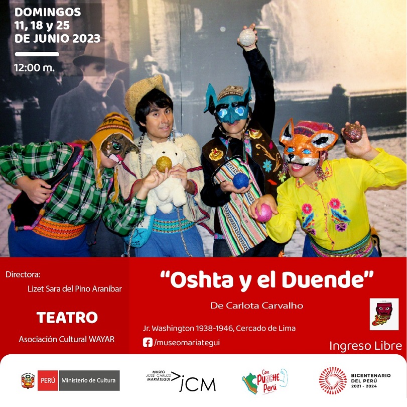 Obra teatral: "Oshta y el Duende". de Carlota Carvalho