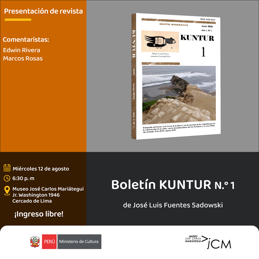 Boletín KUNTUR N°1 de José Luis Fuentes Sadowski