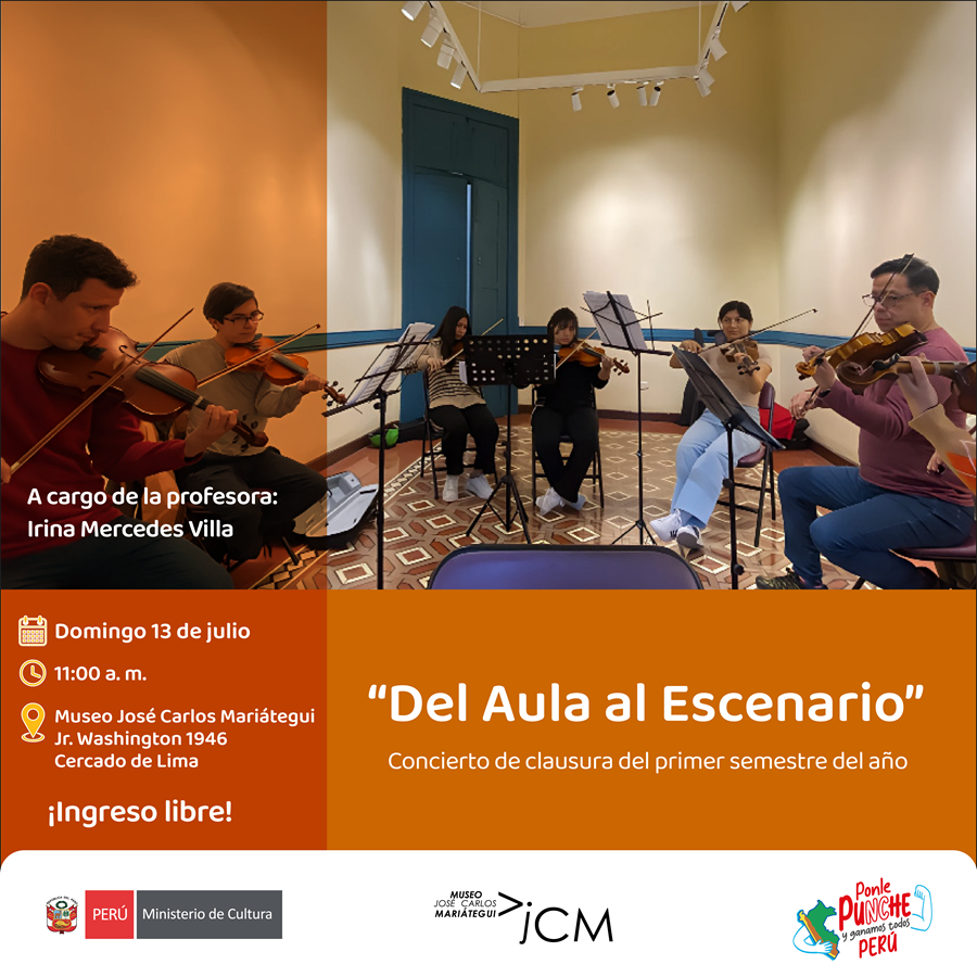 Del aula al escenario. Concierto de clausura del primer semestre del año. A cargo de la profesora Irina Mercedes Villa