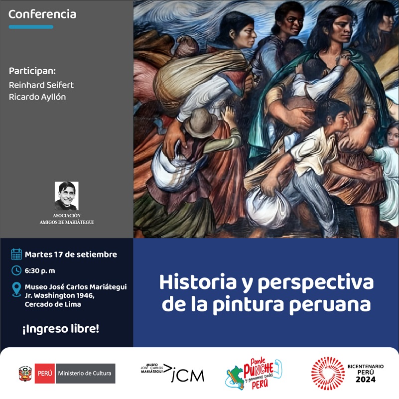 Conferencia. Historia y perspectiva de la pintura peruana.