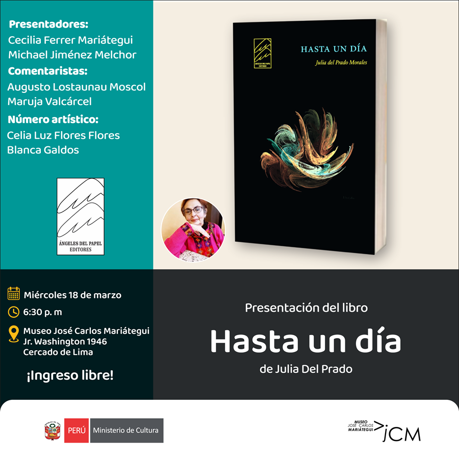 Presentación del libro. Hasta un día de Julia Del Prado