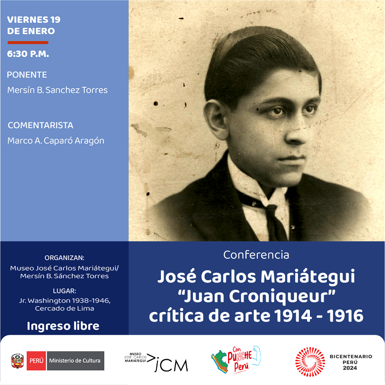 José Carlos Mariáetegui "Juan Croniqueur": crítica de arte 1914-1916.