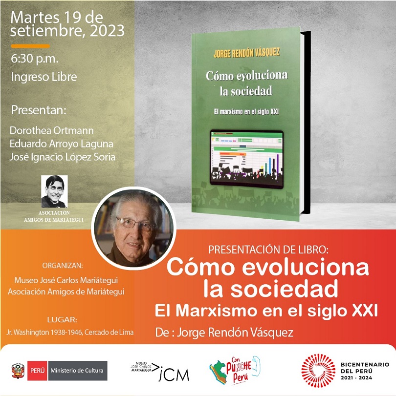 Presentación del libro: Cómo evoluciona la sociedad. El marxismo en el siglo XXI