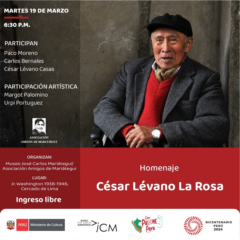 Homenaje a César Lévano Nolasco