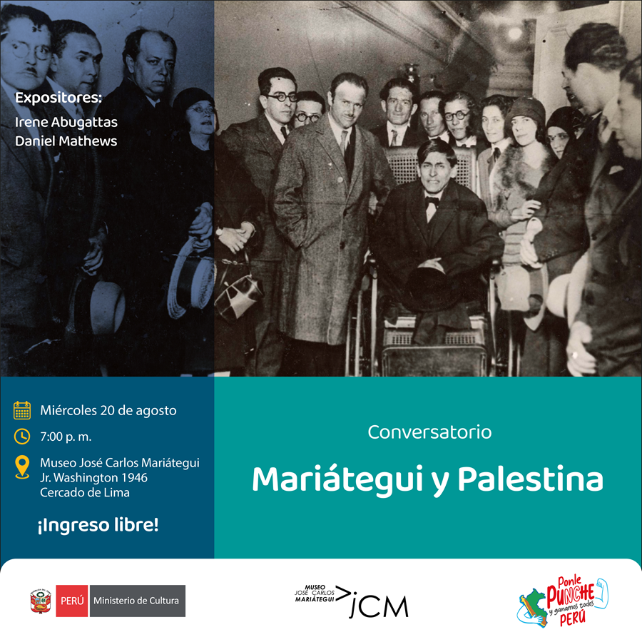 Conversatorio. Mariátegui y Palestina.