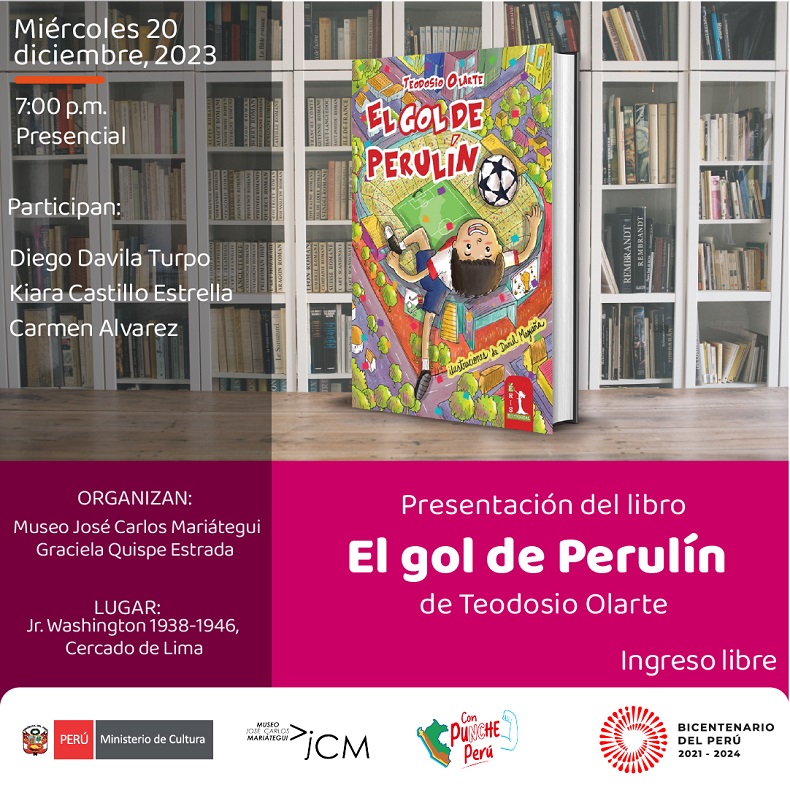 Presentación de libro. "El gol de Perulín" de Teodosio Olarte.