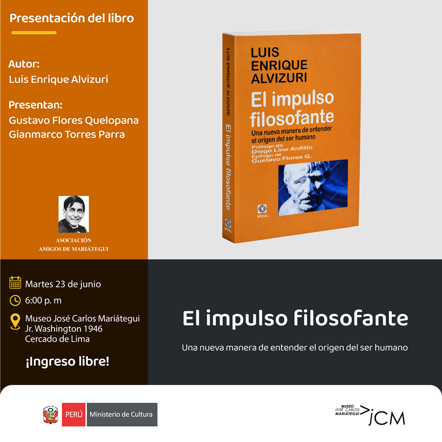 Presentación del libro. El impulso filosofante. Una nueva manera de entender el origen del ser humano
