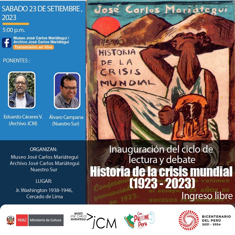 Inauguración del ciclo de cultura y debate. Historia de la crisis mundial (1923-2023)