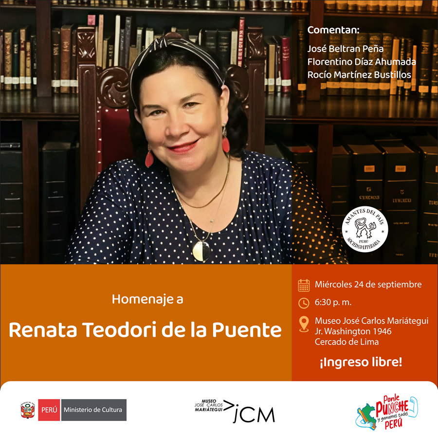 Homenaje a Renata Teodori de la Puente.