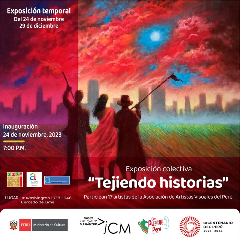 Exposición colectiva "Tejiendo historias" 17 artistas