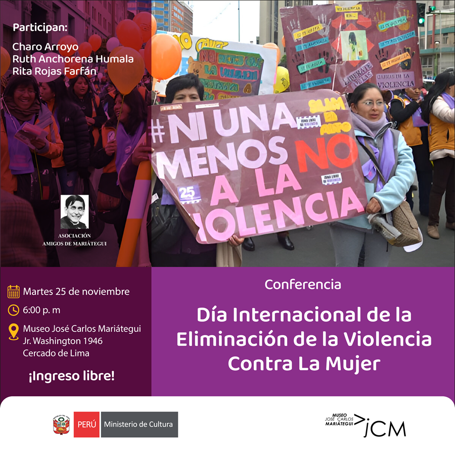 Conferencia. Día Internacional de la Eliminación de la Violencia Contra la Mujer