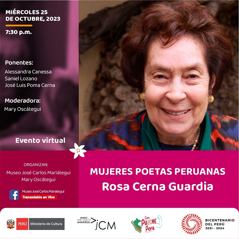 MUJERES POETAS PERUANAS. Rosa Cerna Guardia