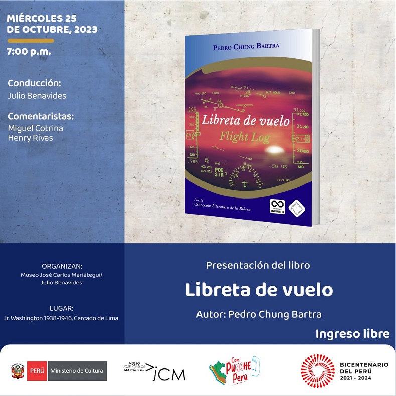 Presentación del libro. Libreta de vuelo