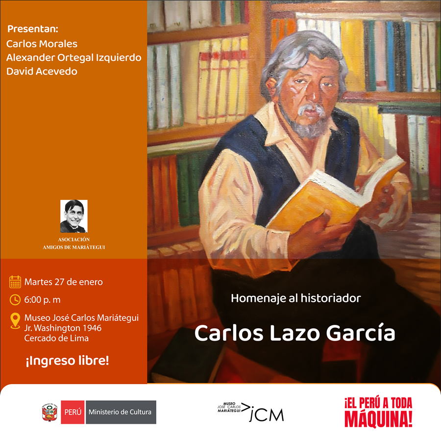 Homenaje al historiador Carlos Lazo García