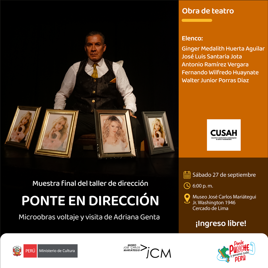 Teatro. Ponte en dirección: muestra abierta del Taller de dirección del CUSAH