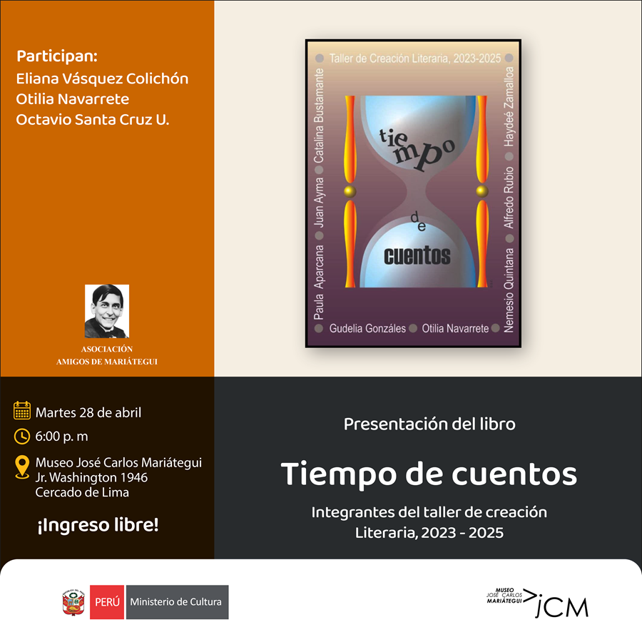 Presentación del libro. Tiempo de cuentos de integrantes del taller de creación literaria, 2023-2025