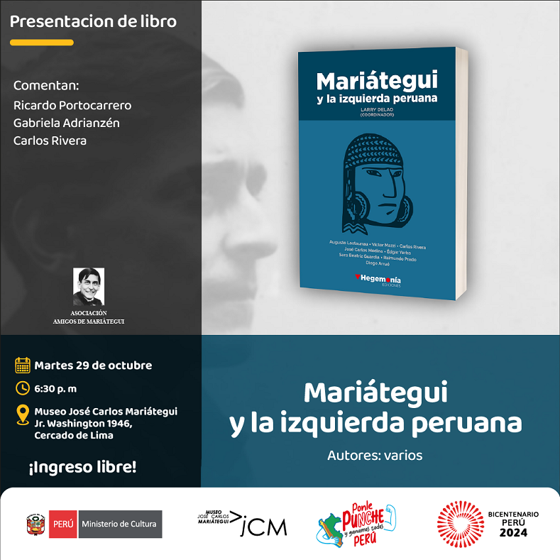 Presentación de libro: Mariátegui y la izquierda peruana.