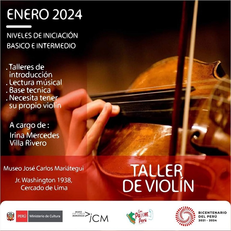 Taller de violín. Prof. Irina Mercedes Villa Rivero