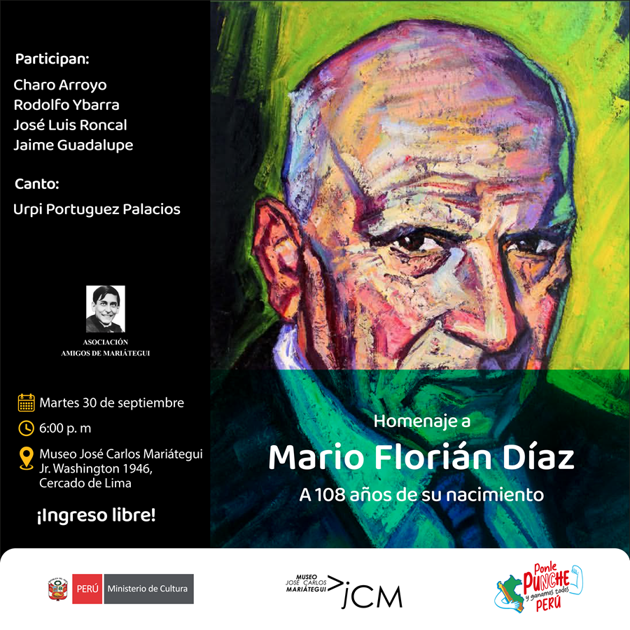 Homenaje a Mario Florián Díaz. A 108 años de su nacimiento