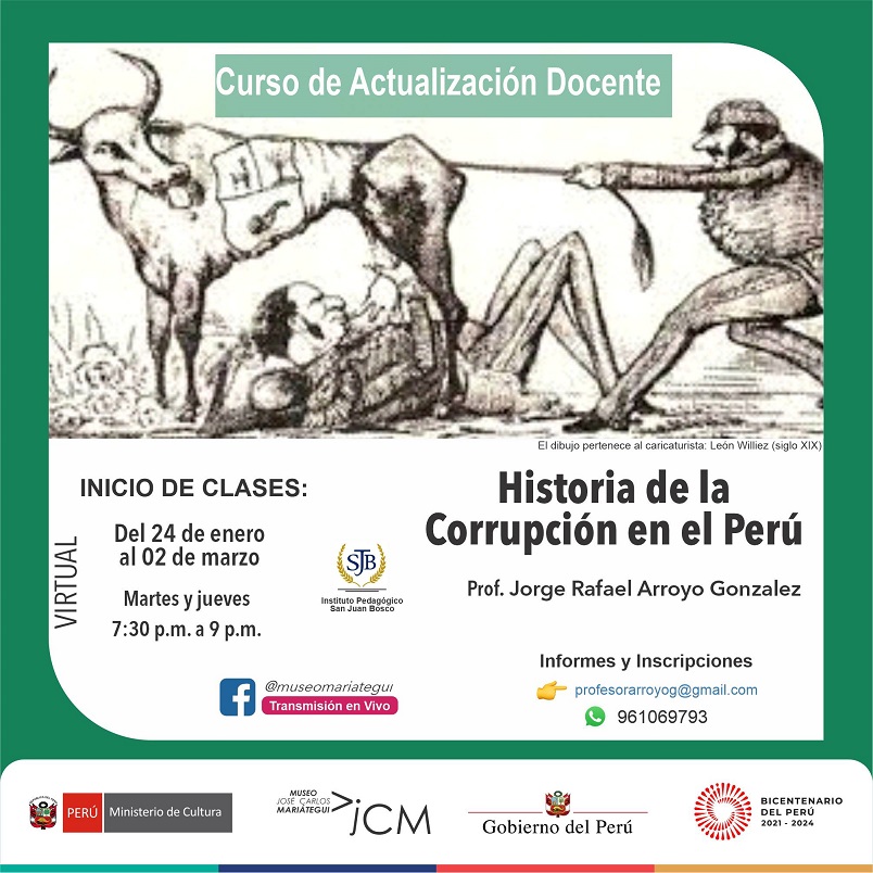 CURSO DE ACTUALIZACIÓN DOCENTE “Historia de la Corrupción en el Perú“