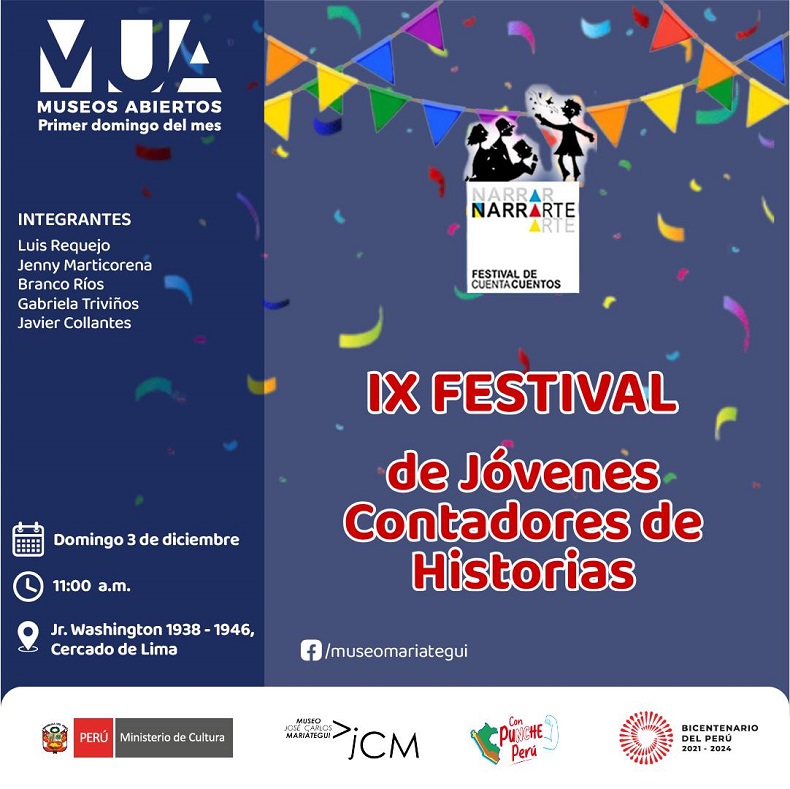 IX Festival de jóvenes contadores de historias.