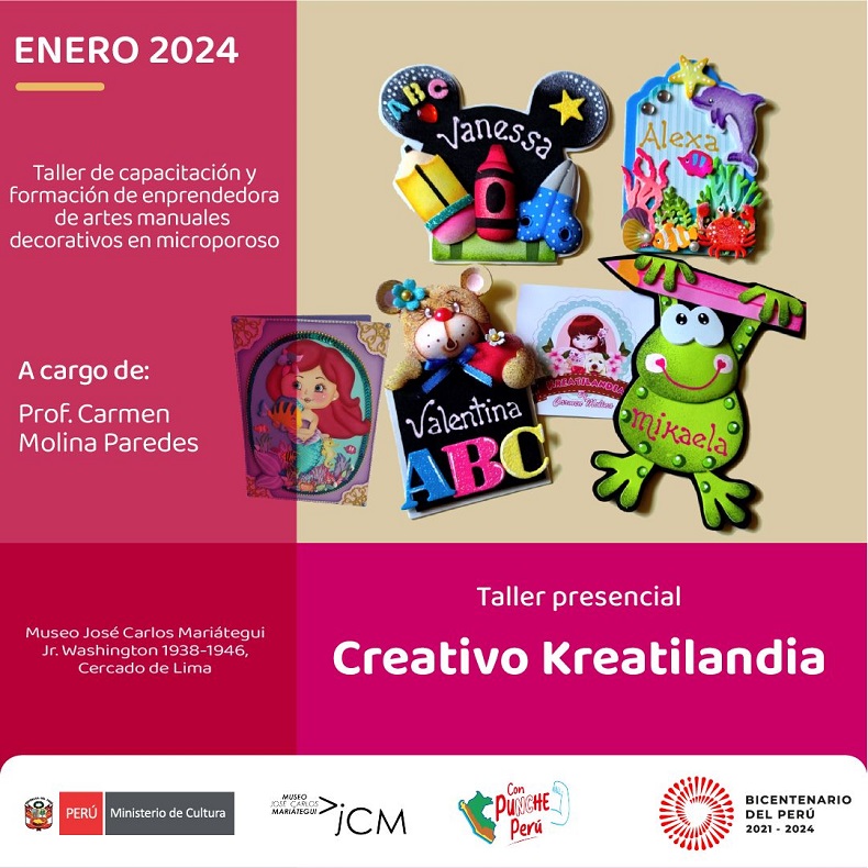 Taller de Creativo Keatilandia. Prof. Carmen Molina Paredes.