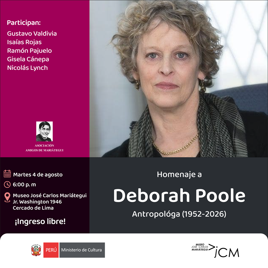 Homenaje a Deborah Poole Antropóloga (1952-20026)