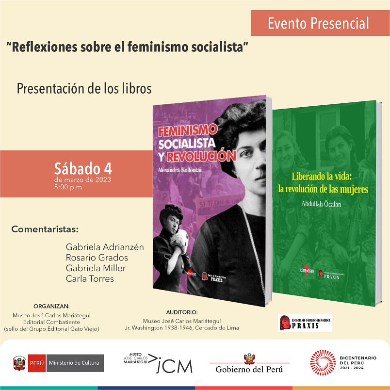 Presentación de los libros "Feminismo socialista y revolución" y  “Liberando la vida: la revolución de las mujeres"