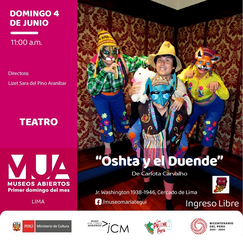 MUA - Museos Abiertos. Obra teatral: "Oshta y el Duende". de Carlos Carlota Carvalho