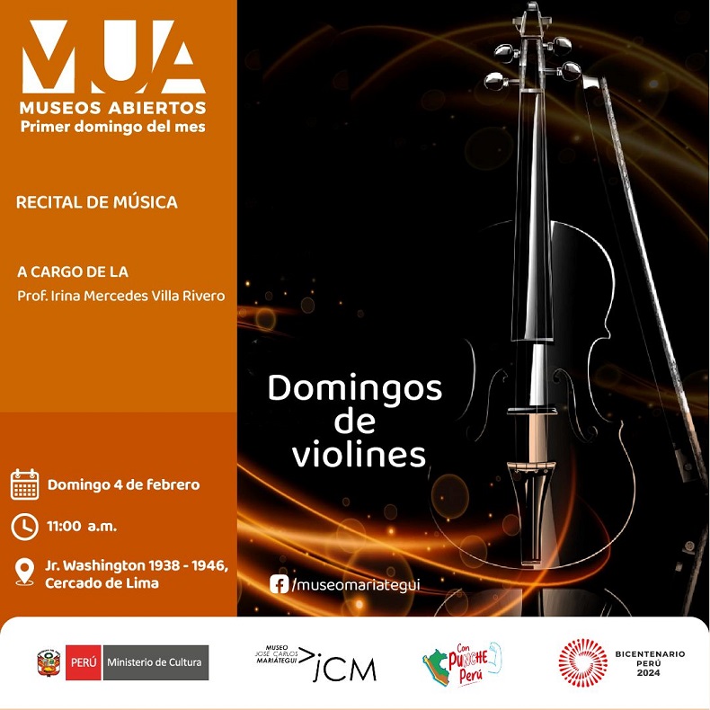 MUA Museos Abiertos. DOMINGOS DE VIOLINES Prof. Mercedes Villa Rivero