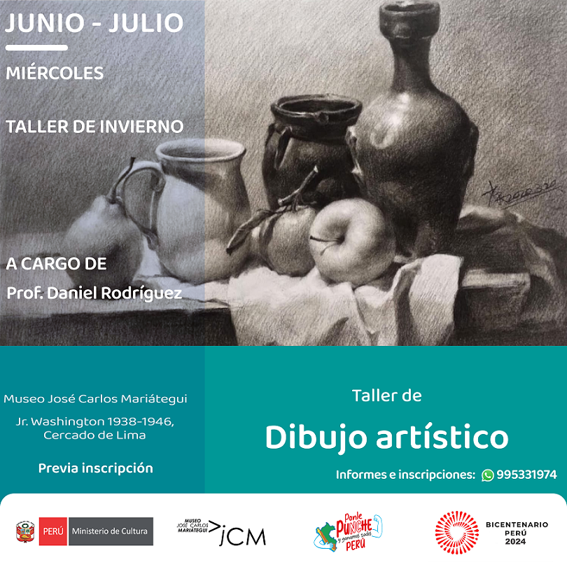 Taller de dibujo artístico del profesor Daniel Rodríguez