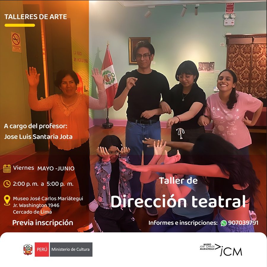 Taller de dirección teatral. A cargo del profesor Jose Luis Santaria Jota