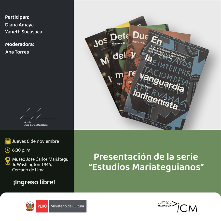Presentación de la serie "Estudios Mariateguianos