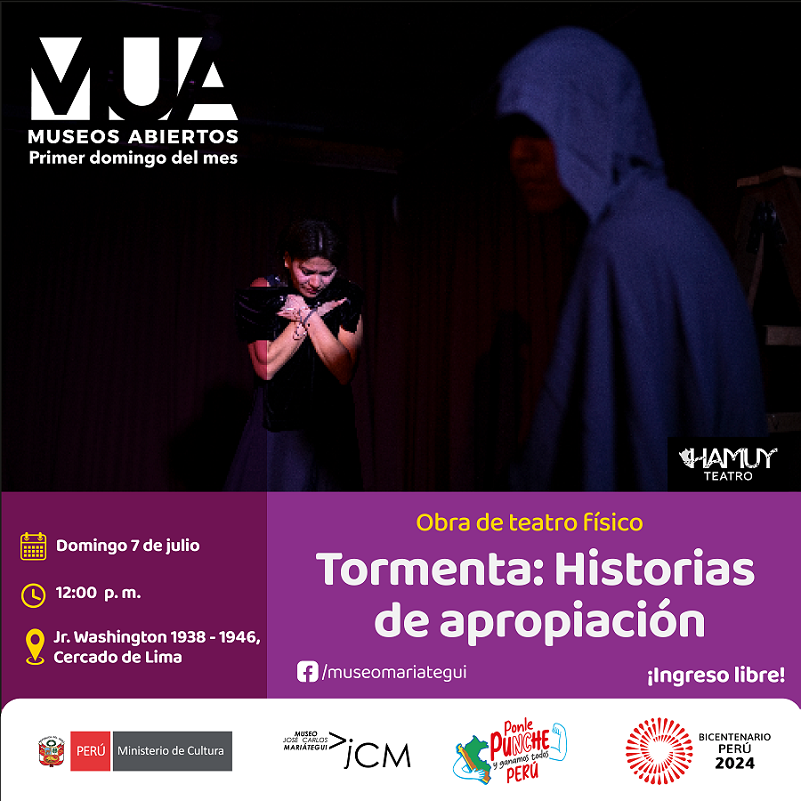 MUA Museos Abiertos: Obra de teatro. Tormenta: Historias de apropiación