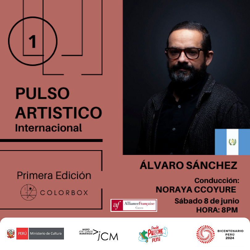 Pulso Artístico Internacional – Primera Edición Programa de entrevistas a artistas internacionales de Álvaro Sánchez (Guatemala)..