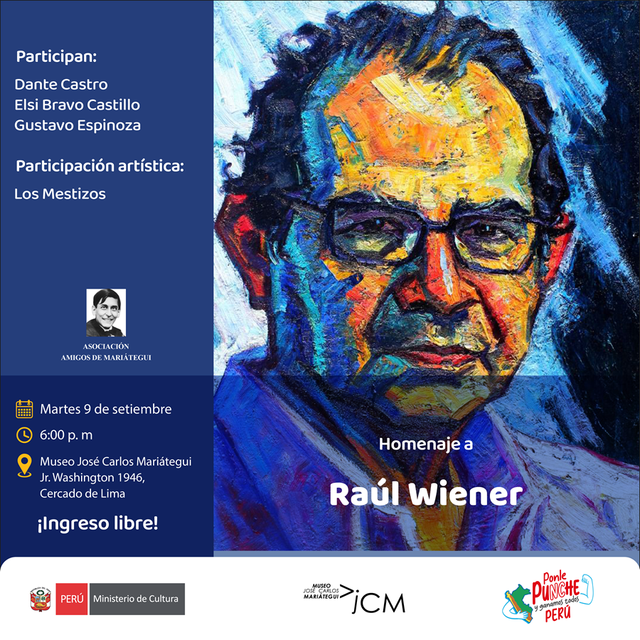 Charla. Homenaje a Raúl Wiener.