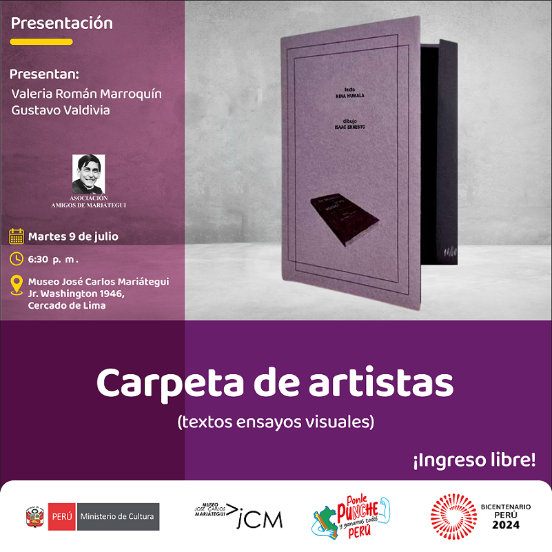 Carpeta de artistas. (textos ensayos visuales)