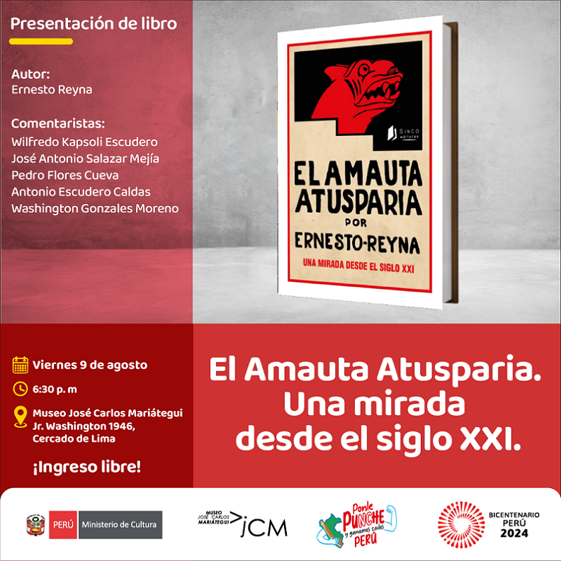 Presentación de libro. El Amauta Atusparia. Una mirada desde el siglo XXI. 