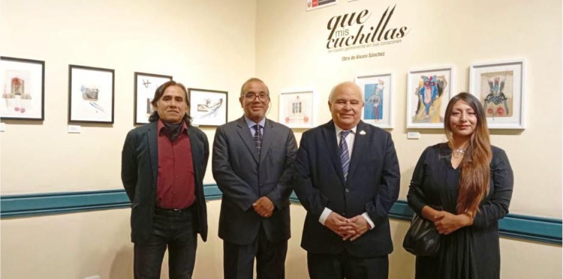 Exposición individual: Que mis cuchillas se claven gentilmente en sus corazones del artista Alvaro Sánchez de Guatemala