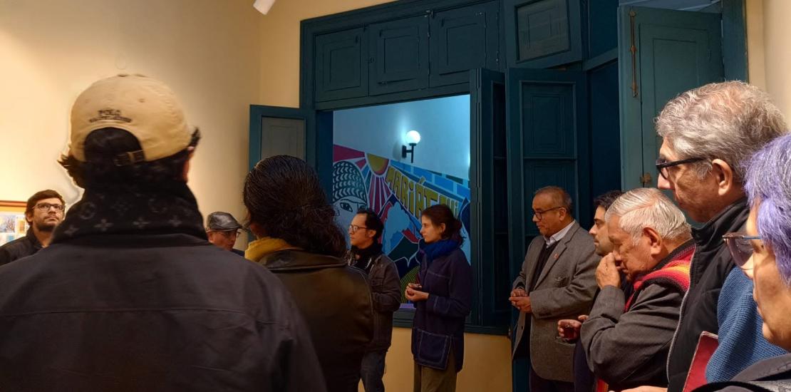 Exposición HABITAR EL VÍNCULO fotografía / historieta de Éloïse Boitelle y José Carlos Chihuán Trevejo.
