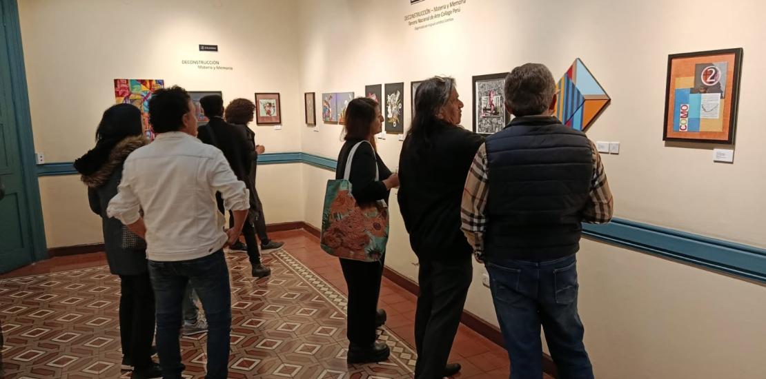 Exposición Deconstrucción: Materia y Memoria Tercer Nacional de Arte Collage – Perú