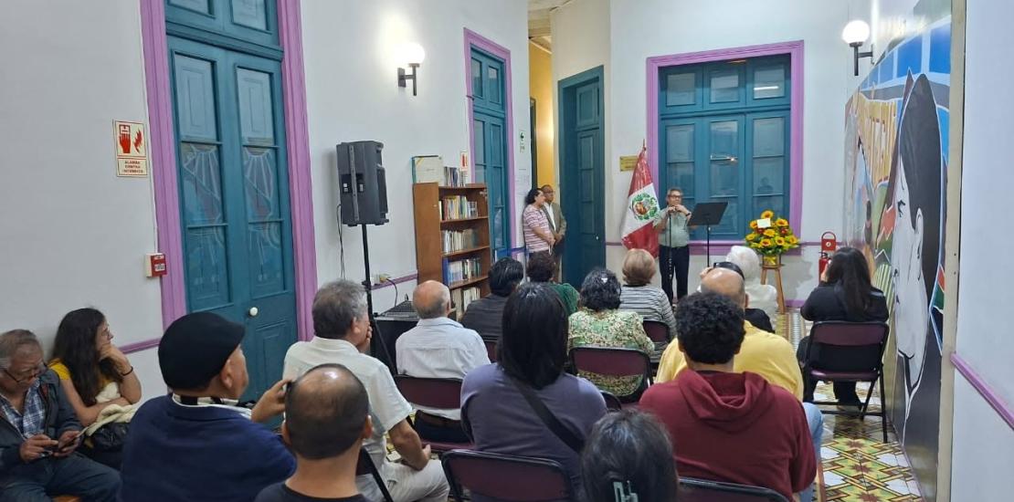 Exposición pictórica "Amauta: cien años de fuego y tinta" del artista Andrés García Valenzuela